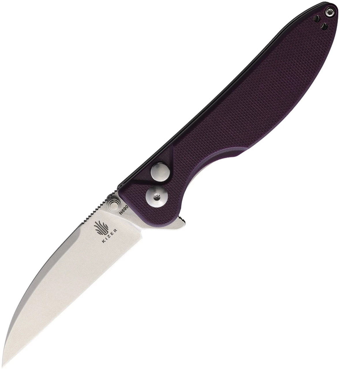 Cheapest ๐งจ Kizer Cutlery Swaggs Swayback V3566N1, 3" Bohler N690 Stonewashed Wharncliffe Blade, Purple G-10 Handle ๐ฏ 1 Cheapest ๐งจ Kizer Cutlery Swaggs Swayback V3566N1, 3" Bohler N690 Stonewashed Wharncliffe Blade, Purple G-10 Handle ๐ฏ