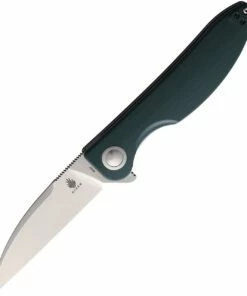 Cheap 🎁 Kizer Cutlery Swaggs Swayback - Green G-10 (2.99" Stonewashed) V3566N5 🌟