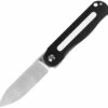 Outlet 🌟 Kizer Cutlery Latt Vind Mini V3567N1, 3" Bohler N690 Satin Spear Point Blade, Black G-10 Handle ⭐