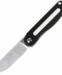Outlet 🌟 Kizer Cutlery Latt Vind Mini V3567N1, 3" Bohler N690 Satin Spear Point Blade, Black G-10 Handle ⭐