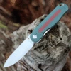 Budget 🧨 Kizer Cutlery Latt Vind Mini V3567N2, 3" Bohler N690 Satin Spear Point Blade, Green and Brown G-10 Handle 🔔