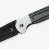 Best deal ✨ Kizer Cutlery Deviant V3575A2, 3.03" M390 Black Sheepsfoot Plain Blade, Black Micarta Handle w/ White G-10 Bolsters 🌟