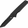 Hot Sale 😀 Kizer Cutlery Lan K4577N1, 3.37" N690 Black Plain Blade, Black G-10 Handles 🌟
