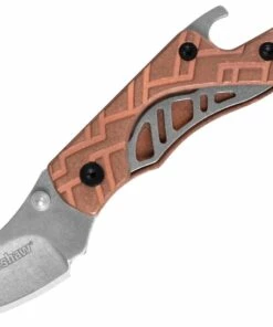 Coupon 😍 Kershaw Knives Kershaw Cinder 1025CU, 1.4" 3Cr13 Stonewash Plain Blade, Copper Handle 🧨