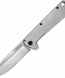 Best reviews of 💯 Kershaw Knives Kershaw Passage Assisted Opening Knife 1361X, 3.5" 8Cr13Mov Stonewashed Plain Blade, Stonewashed Stainless Handle 🎁