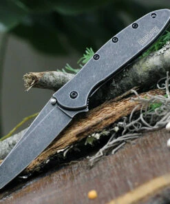Outlet 🔔 Kershaw Knives Kershaw Random Leek - SW Blk (3" 14C28N SW Blk Reverse Tanto) 1660RBW 👍