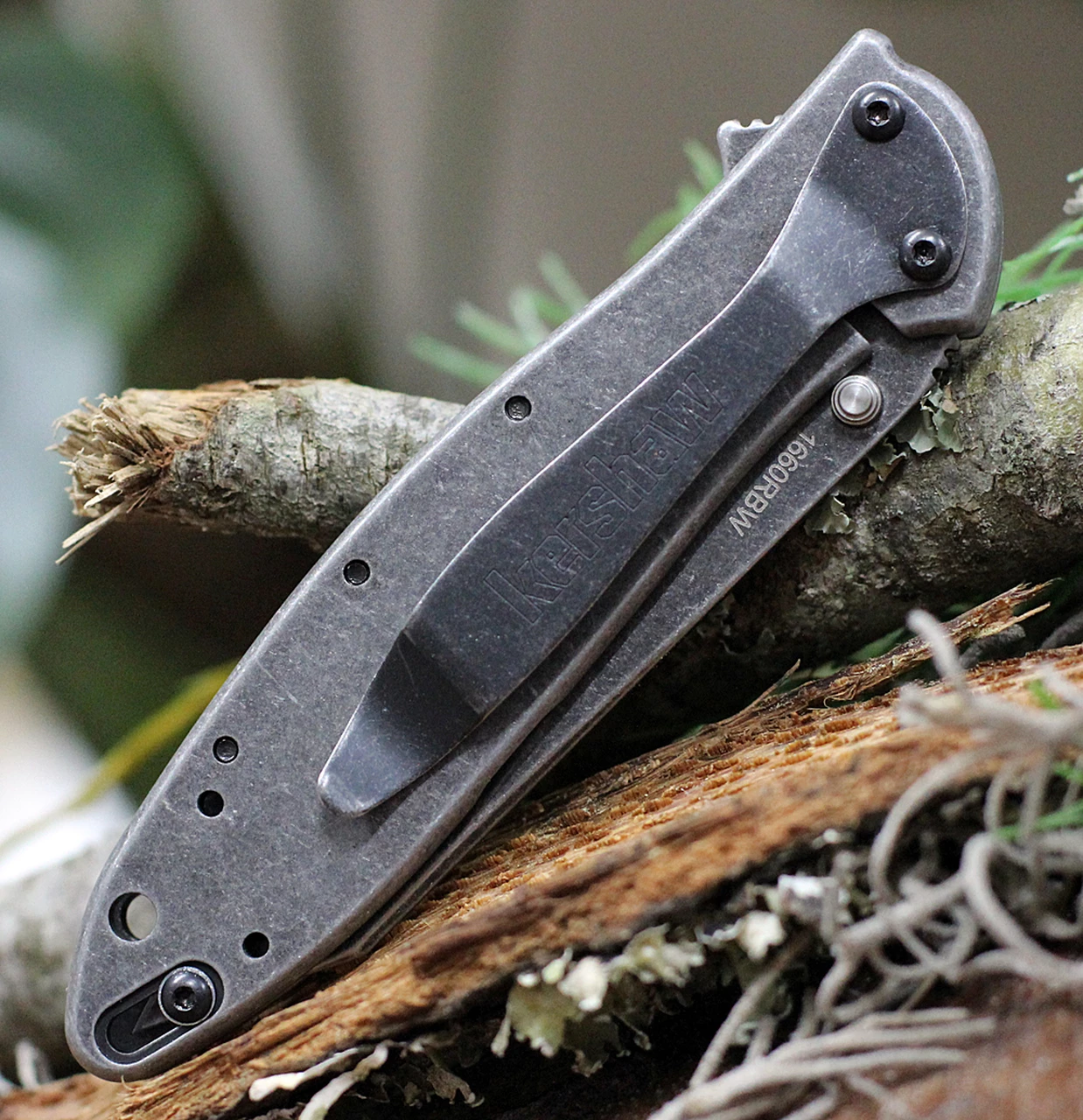 Outlet 🔔 Kershaw Knives Kershaw Random Leek - SW Blk (3" 14C28N SW Blk Reverse Tanto) 1660RBW 👍 3 Outlet 🔔 Kershaw Knives Kershaw Random Leek - SW Blk (3" 14C28N SW Blk Reverse Tanto) 1660RBW 👍 - Image 3