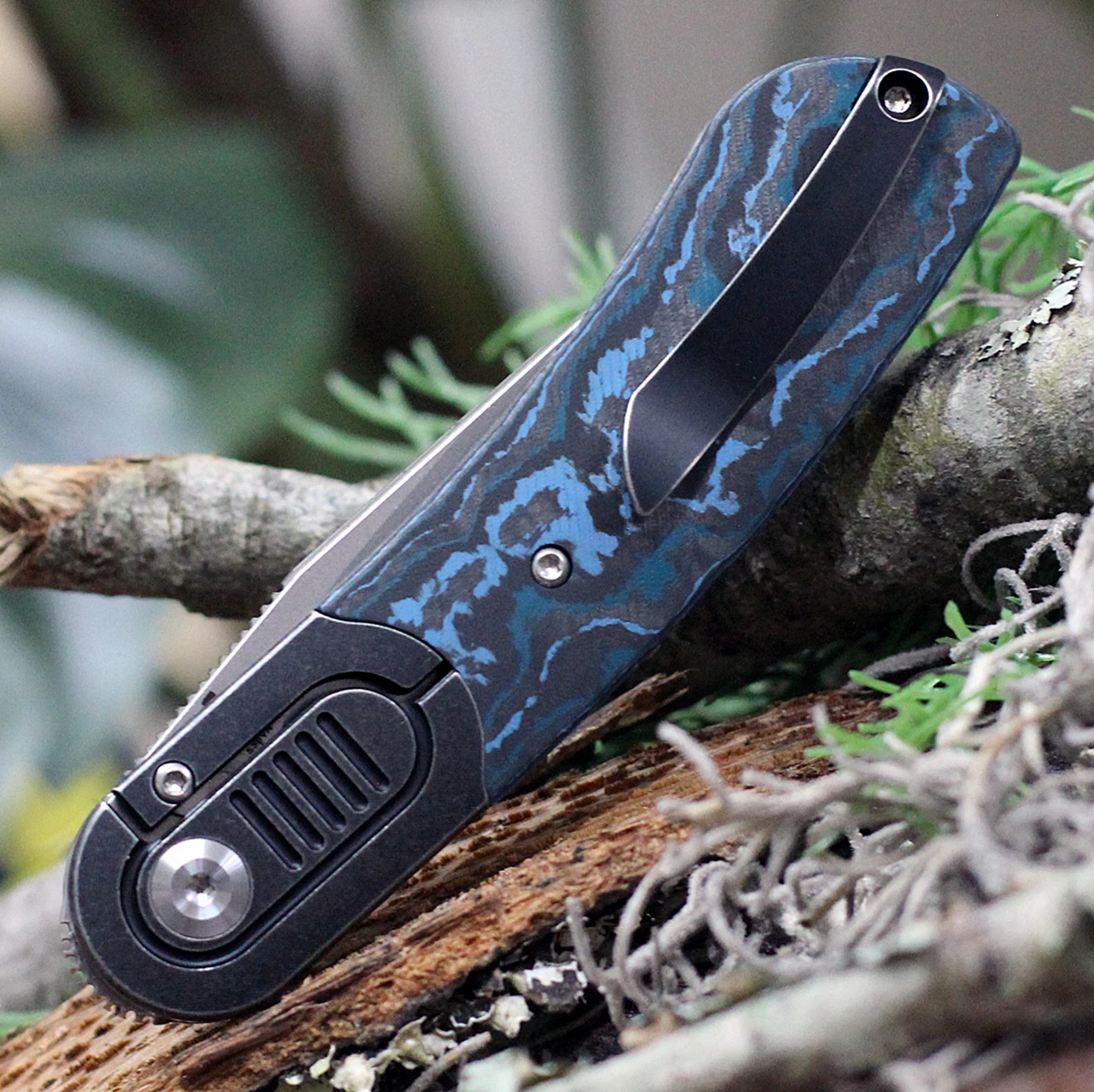 Wholesale ✨ Kansept Knives K2025A3 Lundquist Reverie, 2.92" S35VN Satin Plain Blade, Arctic Storm Carbon Fiber Handle w/ Titanium Bolster 👍 3 Wholesale ✨ Kansept Knives K2025A3 Lundquist Reverie, 2.92" S35VN Satin Plain Blade, Arctic Storm Carbon Fiber Handle w/ Titanium Bolster 👍 - Image 3