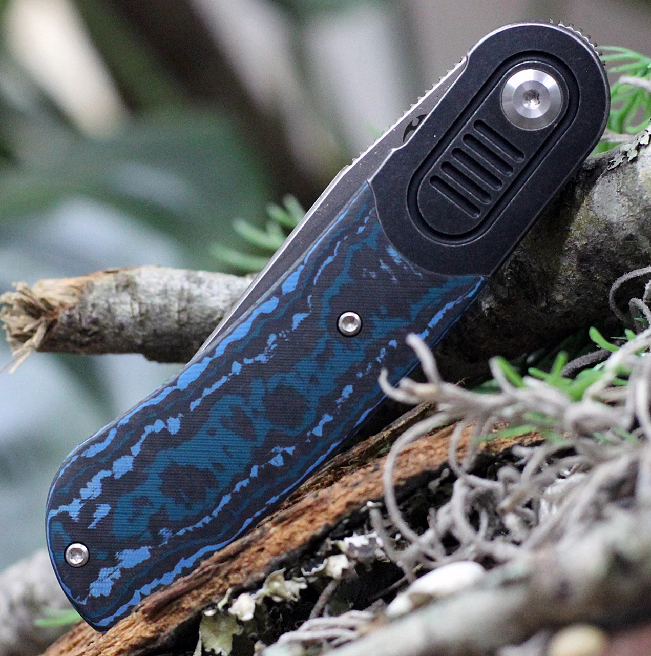 Wholesale ✨ Kansept Knives K2025A3 Lundquist Reverie, 2.92" S35VN Satin Plain Blade, Arctic Storm Carbon Fiber Handle w/ Titanium Bolster 👍 4 Wholesale ✨ Kansept Knives K2025A3 Lundquist Reverie, 2.92" S35VN Satin Plain Blade, Arctic Storm Carbon Fiber Handle w/ Titanium Bolster 👍 - Image 4