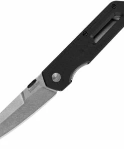Promo 🌟 Kershaw Knives Kershaw 2050 Mixtape, 3.1" 8Cr13MoV Stonewash Plain Blade, Black GFN Handle 😀