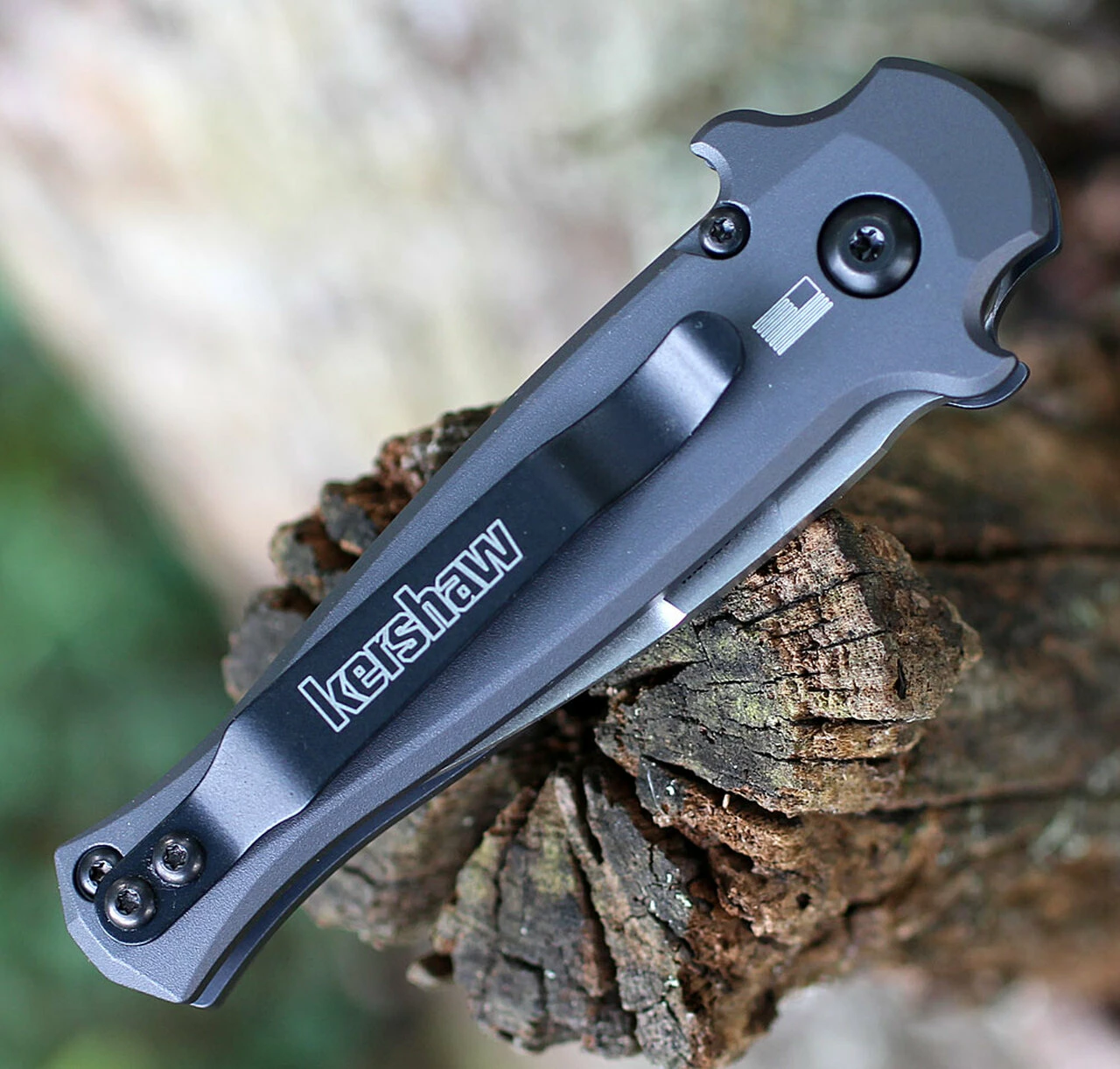 Buy ⭐ Kershaw Knives Kershaw 7130 Launch 12CA Mini Stiletto, 1.9 " CPM154 Stonewashed Plain Blade, Grey Aluminum w/ Carbon Fiber Insert Handle ⌛ 3 Buy ⭐ Kershaw Knives Kershaw 7130 Launch 12CA Mini Stiletto, 1.9 " CPM154 Stonewashed Plain Blade, Grey Aluminum w/ Carbon Fiber Insert Handle ⌛ - Image 3