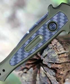 Flash Sale 😍 Kershaw Knives Kershaw 7130 Launch 12CA Mini Stiletto, 1.9 " CPM154 Black Stonewashed Plain Blade, Olive Aluminum w/ Carbon Fiber Insert Handle 🌟 -Automatic Knives shop KS7130OLBW.4 70993.1595356352