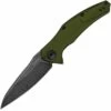 Wholesale 🔥 Kershaw Knives Kershaw Bareknuckle Sub-Frame Lock KS7777OLBW, 3.5" Sandvik 14C28N Stainless Blade, OD green anodized aluminum handle 😀