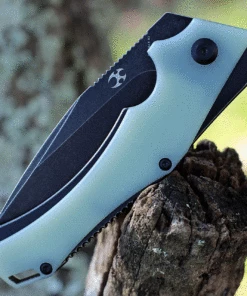 Best Pirce 🌟 Kansept Knives Kansept Hellx - Jade G-10 / Black SW (3.6" D2 SW Black) T1008A4 🛒 -Automatic Knives shop KT1008A4.3 97105.1629916891