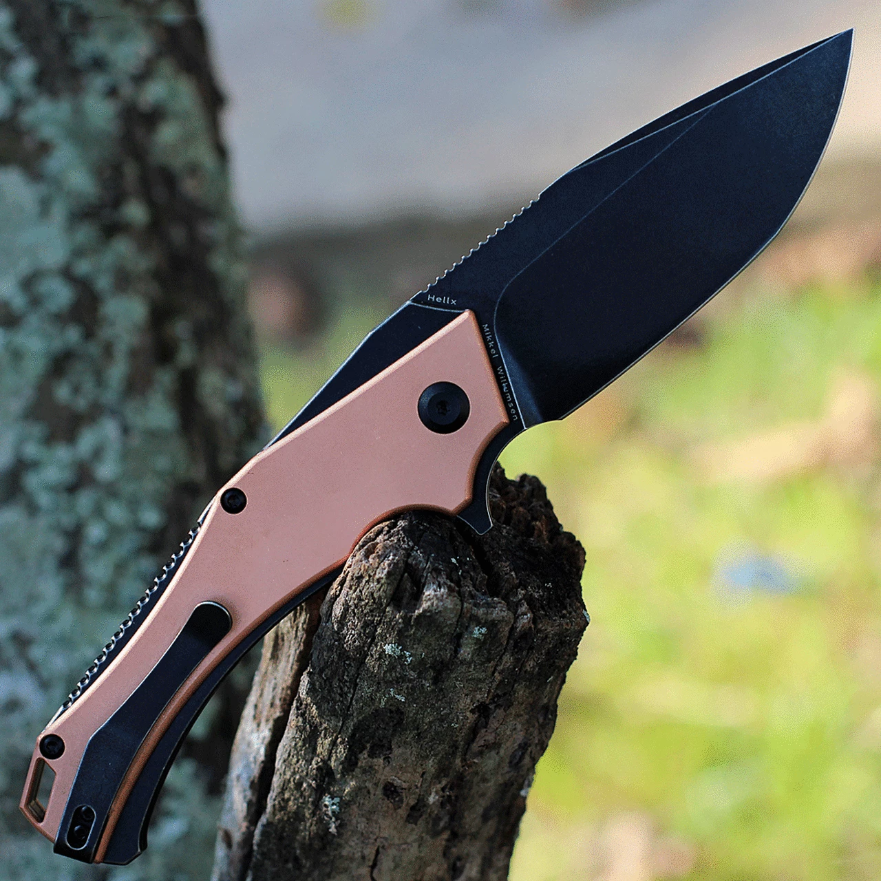 Best reviews of 🔥 Kansept Knives Kansept Hellx - Copper / Black SW (3.6" D2 SW Black) T1008C1 ✔️ 2 Best reviews of 🔥 Kansept Knives Kansept Hellx - Copper / Black SW (3.6" D2 SW Black) T1008C1 ✔️ - Image 2