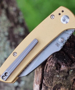 Best deal 🔥 Kansept Knives Main Street K1015B6, 3.41" 154CM Stonewashed Wharncliffe Blade, Brass Copper Handle 😍 -Automatic Knives shop KT1015B6.2 39979.1624632170.1280.1280 45130.1624636286