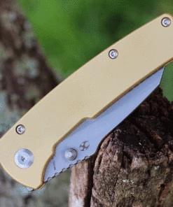 Best deal 🔥 Kansept Knives Main Street K1015B6, 3.41" 154CM Stonewashed Wharncliffe Blade, Brass Copper Handle 😍 -Automatic Knives shop KT1015B6.3 94430.1624632170.1280.1280 46384.1624636285