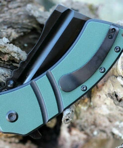 Discount 💯 Kansept Knives Kansept XL Korvid Flipper - OD Green G10 (3.6" Blk 154CM Cleaver) T1030A1 ❤️ 6 Discount 💯 Kansept Knives Kansept XL Korvid Flipper - OD Green G10 (3.6" Blk 154CM Cleaver) T1030A1 ❤️ -Automatic Knives shop KT1030A1.2 23954.1641926135