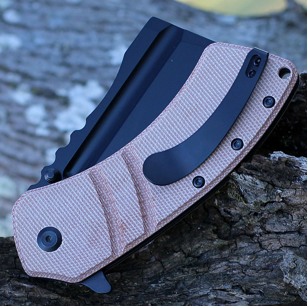 Best reviews of 💯 Kansept Knives Kansept XL Korvid Flipper - Brown Micarta (3.6" Blk 154CM Cleaver) T1030A2 🎁 4 Best reviews of 💯 Kansept Knives Kansept XL Korvid Flipper - Brown Micarta (3.6" Blk 154CM Cleaver) T1030A2 🎁 - Image 4