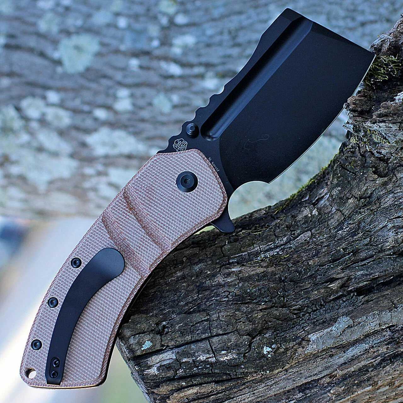 Best reviews of 💯 Kansept Knives Kansept XL Korvid Flipper - Brown Micarta (3.6" Blk 154CM Cleaver) T1030A2 🎁 2 Best reviews of 💯 Kansept Knives Kansept XL Korvid Flipper - Brown Micarta (3.6" Blk 154CM Cleaver) T1030A2 🎁 - Image 2