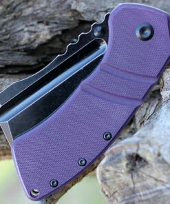 Brand new 🛒 Kansept Knives Kansept XL Korvid Flipper - Purple G10 (3.6" Blk SW 154CM Cleaver) T1030A4 ⌛ -Automatic Knives shop KT1030A4.3 45212.1641927167