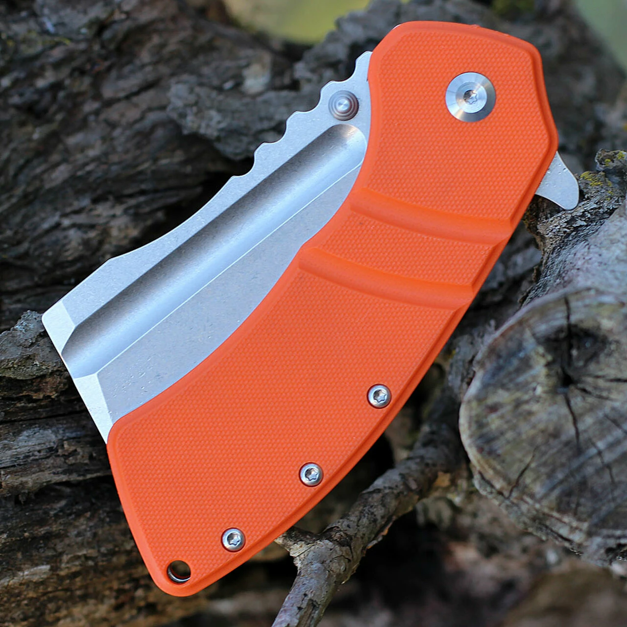 Best reviews of ๐ Kansept Knives Kansept XL Korvid Flipper - Orange G10 (3.6" Satin 154CM Cleaver) T1030A6 ๐งจ 3 Best reviews of ๐ Kansept Knives Kansept XL Korvid Flipper - Orange G10 (3.6" Satin 154CM Cleaver) T1030A6 ๐งจ - Image 3