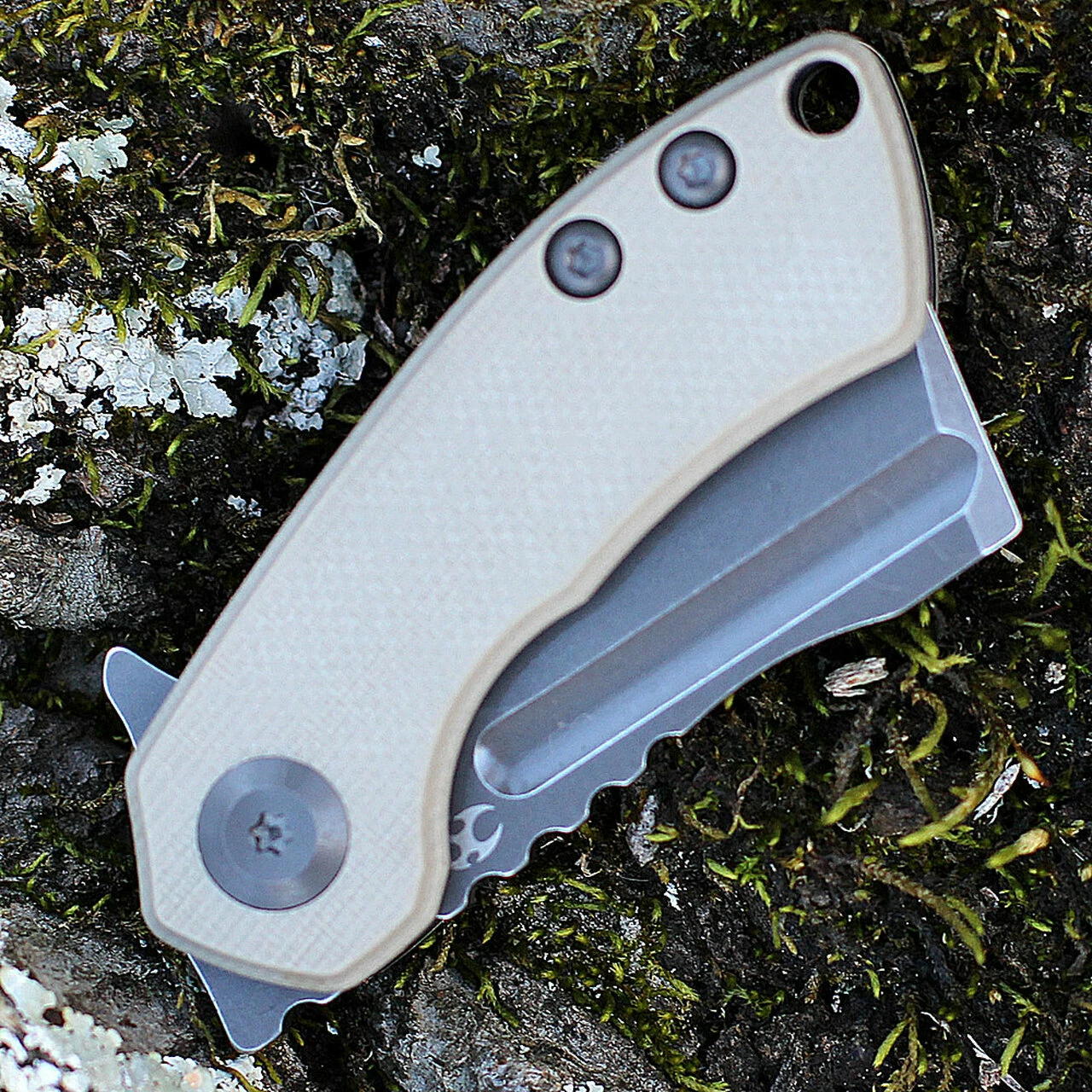 Flash Sale 👏 Kansept Knives Kansept Mini Korvid - Tan G10 (1.5" 154CM Gray TiCn Coated Cleaver) T3030A2 ✨ 4 Flash Sale 👏 Kansept Knives Kansept Mini Korvid - Tan G10 (1.5" 154CM Gray TiCn Coated Cleaver) T3030A2 ✨ - Image 4