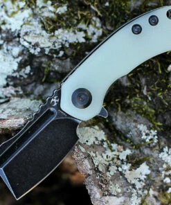 Discount 🛒 Kansept Knives Kansept Mini Korvid - Jade G10 (1.5" 154CM Blk Cleaver) T3030A4 🌟