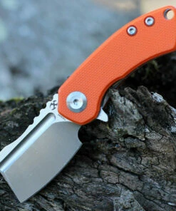 Discount 👏 Kansept Knives Kansept Mini Korvid - Orange G10 (1.5" 154CM Satin Cleaver) T3030A6 🤩