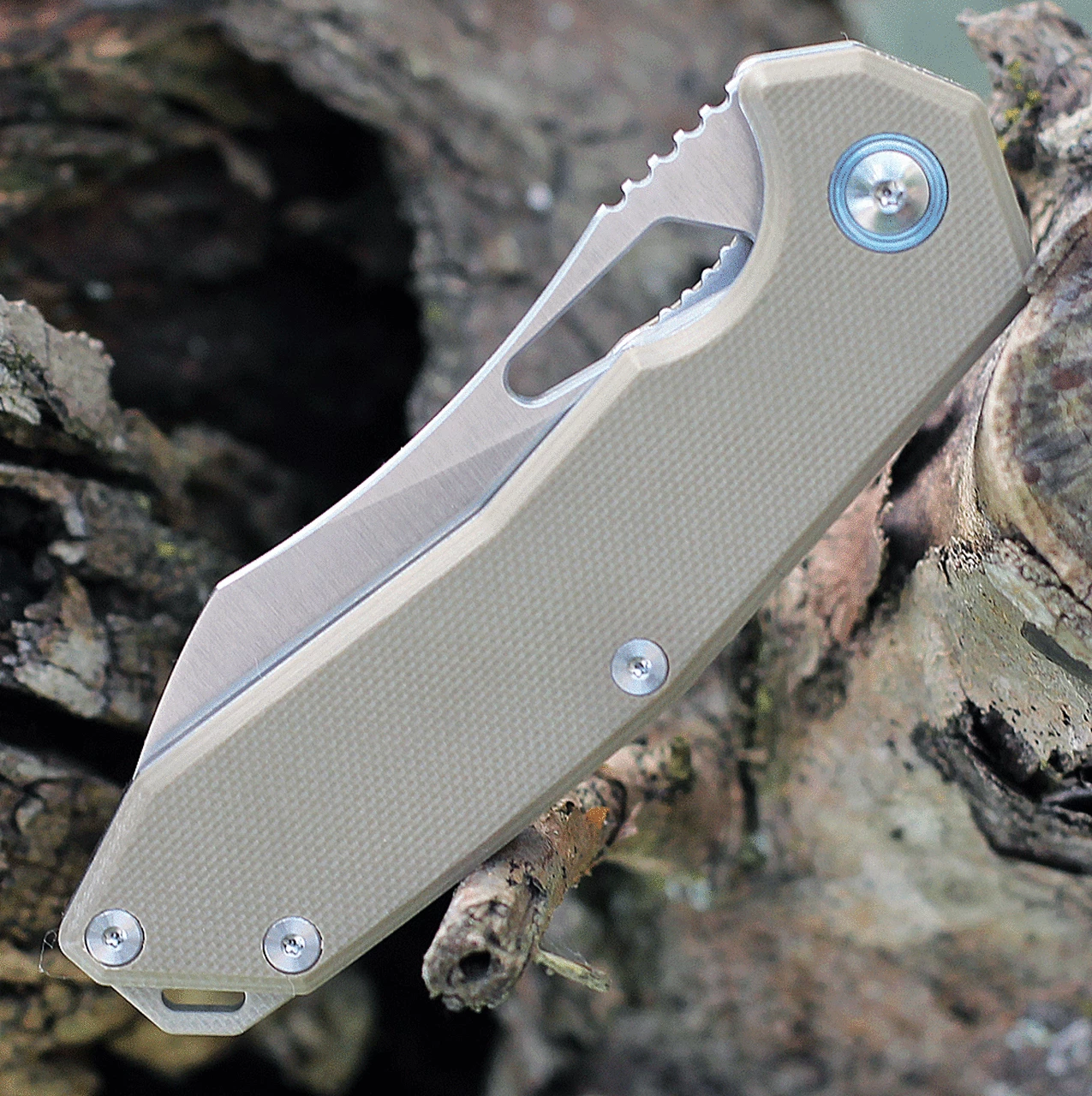 Hot Sale ✨ Kubey Knife Kubey Vagrant 2.95" AUS-10 Satin Brown G-10 Folder KUB291B 💯 3 Hot Sale ✨ Kubey Knife Kubey Vagrant 2.95" AUS-10 Satin Brown G-10 Folder KUB291B 💯 - Image 3