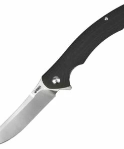 New ❤️ Kubey Knife Kubey Pretender KU177, 3.7" D2 Satin Plain Blade, Black G-10 Handles ✔️