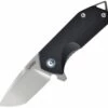 Deals 👏 Kubey Knife Kubey Chubby KU203A, 2.75" D2 Sandblast Plain Blade, Black G-10 Handles 👏