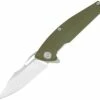 Budget 💯 Kubey Knife Kubey Locusts KB221B, 3.6" D2 Satin Plain Blade, Green G-10 Handle 🎁