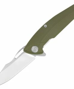 Budget 💯 Kubey Knife Kubey Locusts KB221B, 3.6" D2 Satin Plain Blade, Green G-10 Handle 🎁