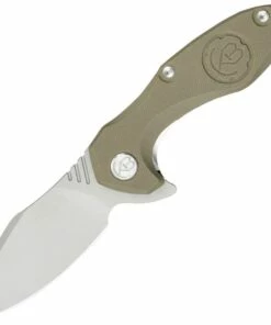 Promo 🛒 Kubey Knife Kubey Noble KU236E, 3.23" AUS-10 Sand Blast Plain Blade, Tan G-10 Handle 🧨