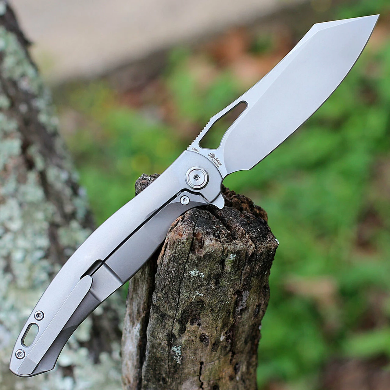 Deals 🌟 Kubey Knife Drake -Titanium (3.9” Sandblast CPM-S90V) KU246A 🛒 2 Deals 🌟 Kubey Knife Drake -Titanium (3.9” Sandblast CPM-S90V) KU246A 🛒 - Image 2