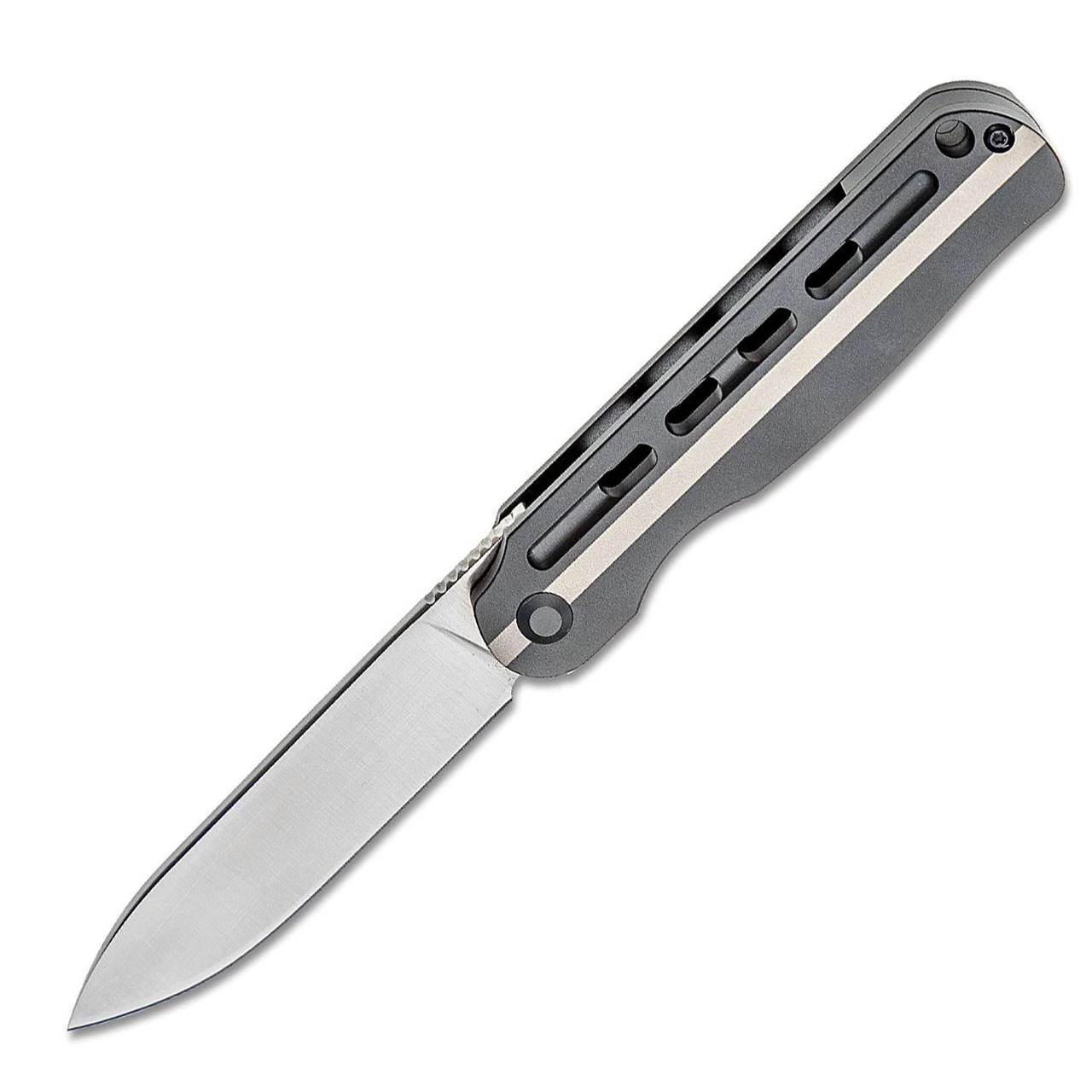 Outlet ๐ฏ Kizer Cutlery Latt Vind Ki4567A1, 3.5" S35VN Satin Spear Point Blade, Black & Gray Milled Titanium Handle ๐งจ 1 Outlet ๐ฏ Kizer Cutlery Latt Vind Ki4567A1, 3.5" S35VN Satin Spear Point Blade, Black & Gray Milled Titanium Handle ๐งจ