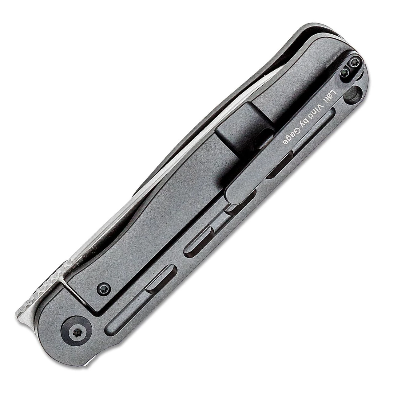 Outlet ๐ฏ Kizer Cutlery Latt Vind Ki4567A1, 3.5" S35VN Satin Spear Point Blade, Black & Gray Milled Titanium Handle ๐งจ 3 Outlet ๐ฏ Kizer Cutlery Latt Vind Ki4567A1, 3.5" S35VN Satin Spear Point Blade, Black & Gray Milled Titanium Handle ๐งจ - Image 3