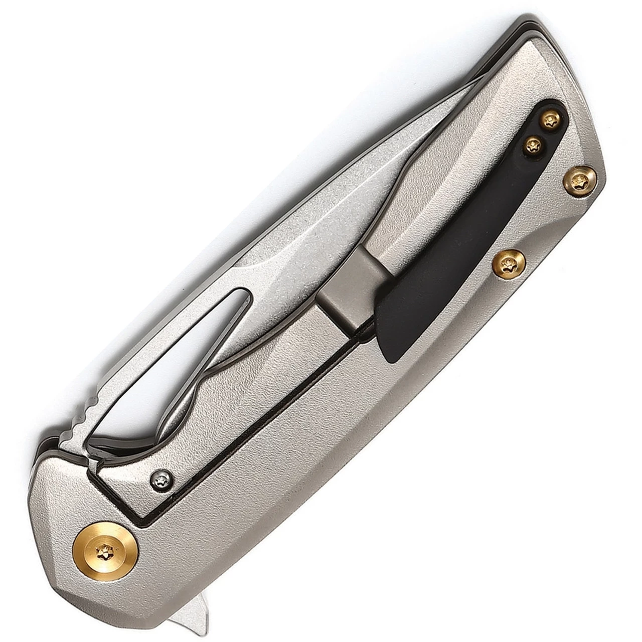 Wholesale ❤️ Kansept Knives K1001A1 Kryo, 3.58" CPM-S35VN Stonewashed Plain Blade, Gray Titanium Handle 🎁 2 Wholesale ❤️ Kansept Knives K1001A1 Kryo, 3.58" CPM-S35VN Stonewashed Plain Blade, Gray Titanium Handle 🎁 - Image 2