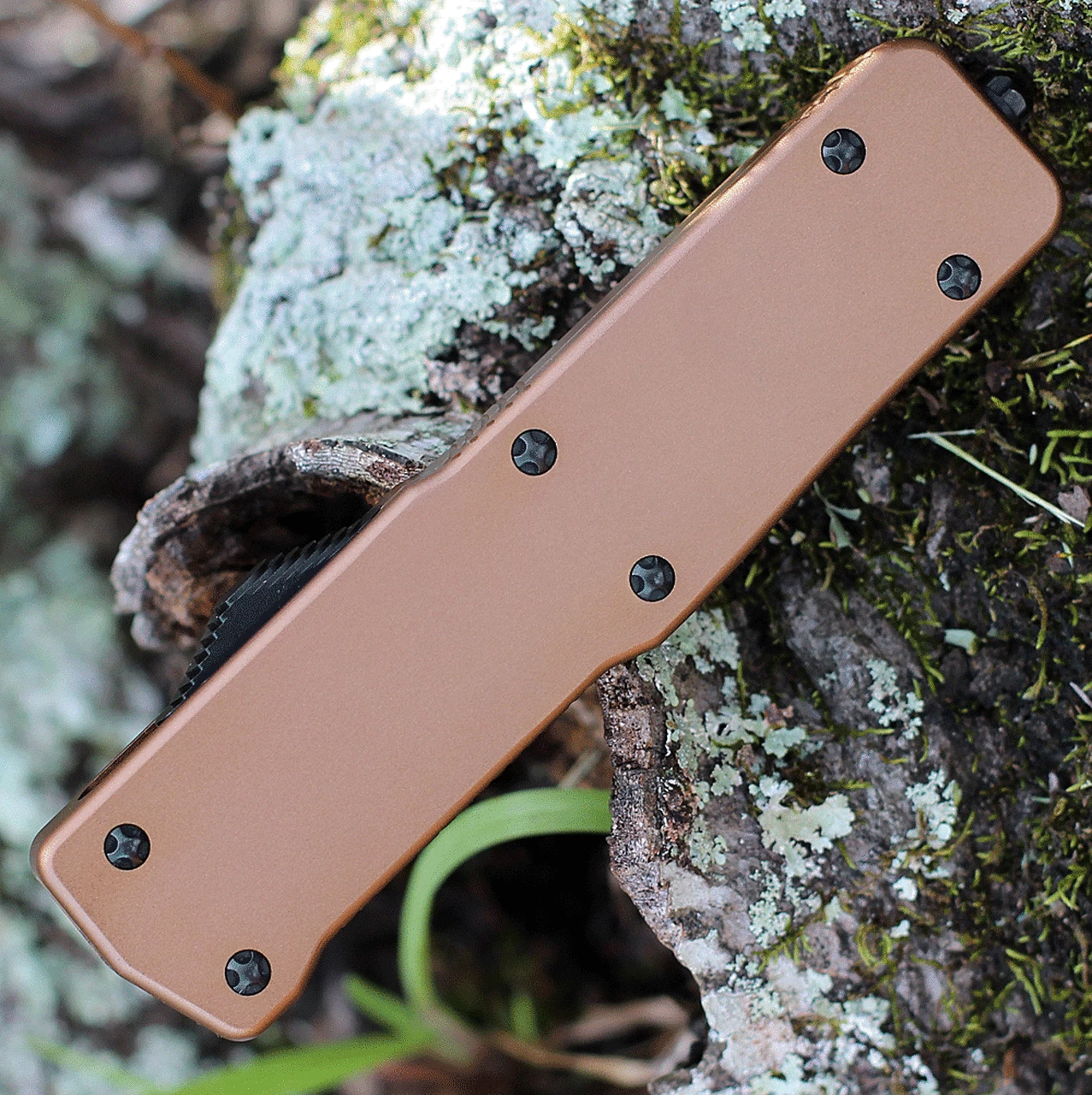 Brand new ๐ Templar Knife Co. Templar Premium Lightweight Large OTF -Alum. Bronze (3.55" D2 Blk Drop Point) LA-AB-32-1 ๐งจ 3 Brand new ๐ Templar Knife Co. Templar Premium Lightweight Large OTF -Alum. Bronze (3.55" D2 Blk Drop Point) LA-AB-32-1 ๐งจ - Image 3