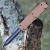Coupon 👍 Templar Knife Co. Templar Premium Lightweight Large OTF -Alum. Bronze (3.55" D2 Blk Dagger) LA-AB-12-1 🌟