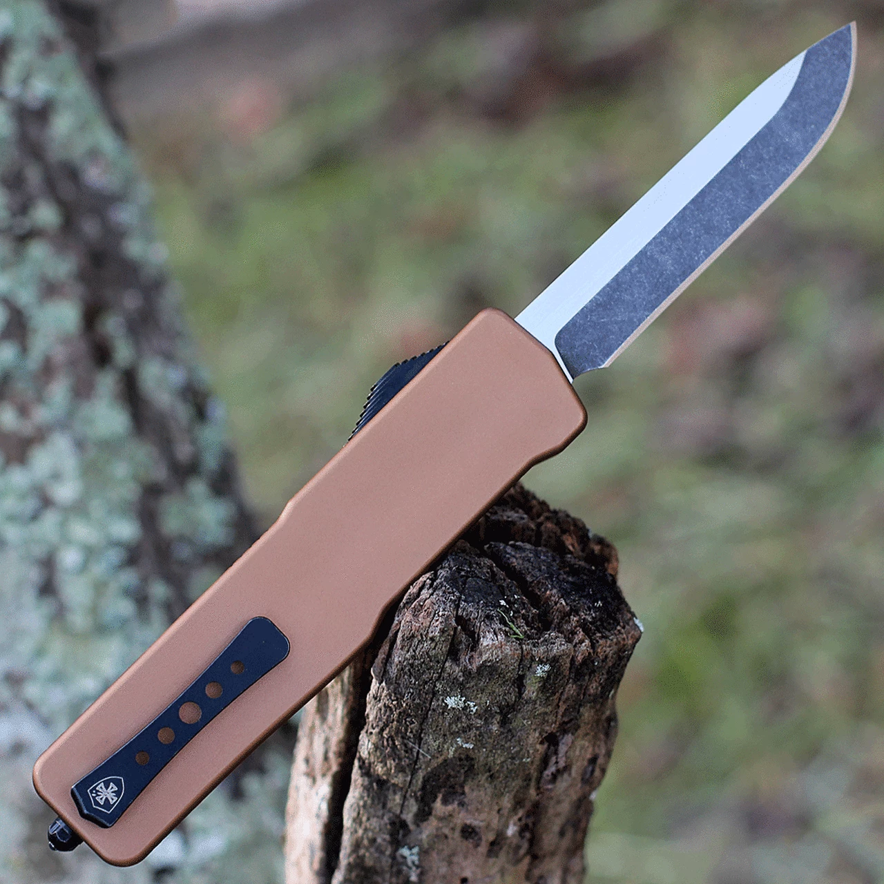 Brand new ๐ Templar Knife Co. Templar Premium Lightweight Large OTF -Alum. Bronze (3.55" D2 Blk Drop Point) LA-AB-32-1 ๐งจ 2 Brand new ๐ Templar Knife Co. Templar Premium Lightweight Large OTF -Alum. Bronze (3.55" D2 Blk Drop Point) LA-AB-32-1 ๐งจ - Image 2
