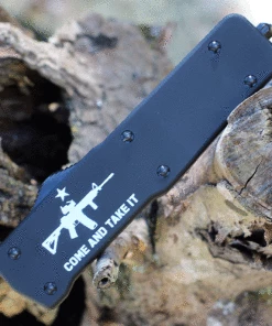 Best Pirce 😀 Templar Knife Co. Templar Premium Lightweight Large OTF -Alum. Blk CATI (3.55" D2 Blk Dagger) LA-AR15-12-1 👏 -Automatic Knives shop LAAR.1 69286.1635171451