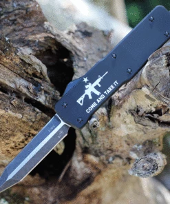 Best Pirce 😀 Templar Knife Co. Templar Premium Lightweight Large OTF -Alum. Blk CATI (3.55" D2 Blk Dagger) LA-AR15-12-1 👏
