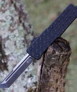 Cheap 😍 Templar Knife Co. Templar Premium Lightweight Large OTF - Blk Diamond (3.55" D2 Blk Tanto) LA-DPG-22-1 😀