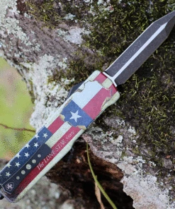 Hot Sale ✨ Templar Knife Co. Templar Premium Lightweight Large OTF -Alum. Texan (3.55" D2 Blk Dagger) LA-TX-12-1 ⭐ -Automatic Knives shop LATX121.1 06522.1636482544