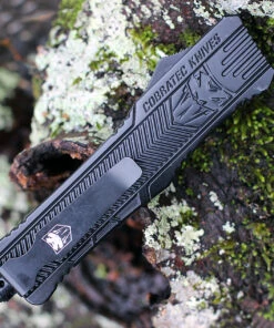 Coupon 🔔 CobraTec Knives LBCTK-1LTS Tanto Large CTK-1 Black, 3.75" D2 Steel Partially Serrated Blade, Black Aluminum Handle ✔️ -Automatic Knives shop LBCTK 1LTS.2 66481.1611337847