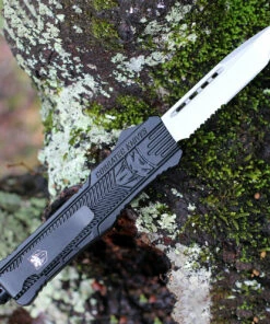 Coupon 🔔 CobraTec Knives LBCTK-1LTS Tanto Large CTK-1 Black, 3.75" D2 Steel Partially Serrated Blade, Black Aluminum Handle ✔️ -Automatic Knives shop LBCTK 1LTS 54815.1611337848