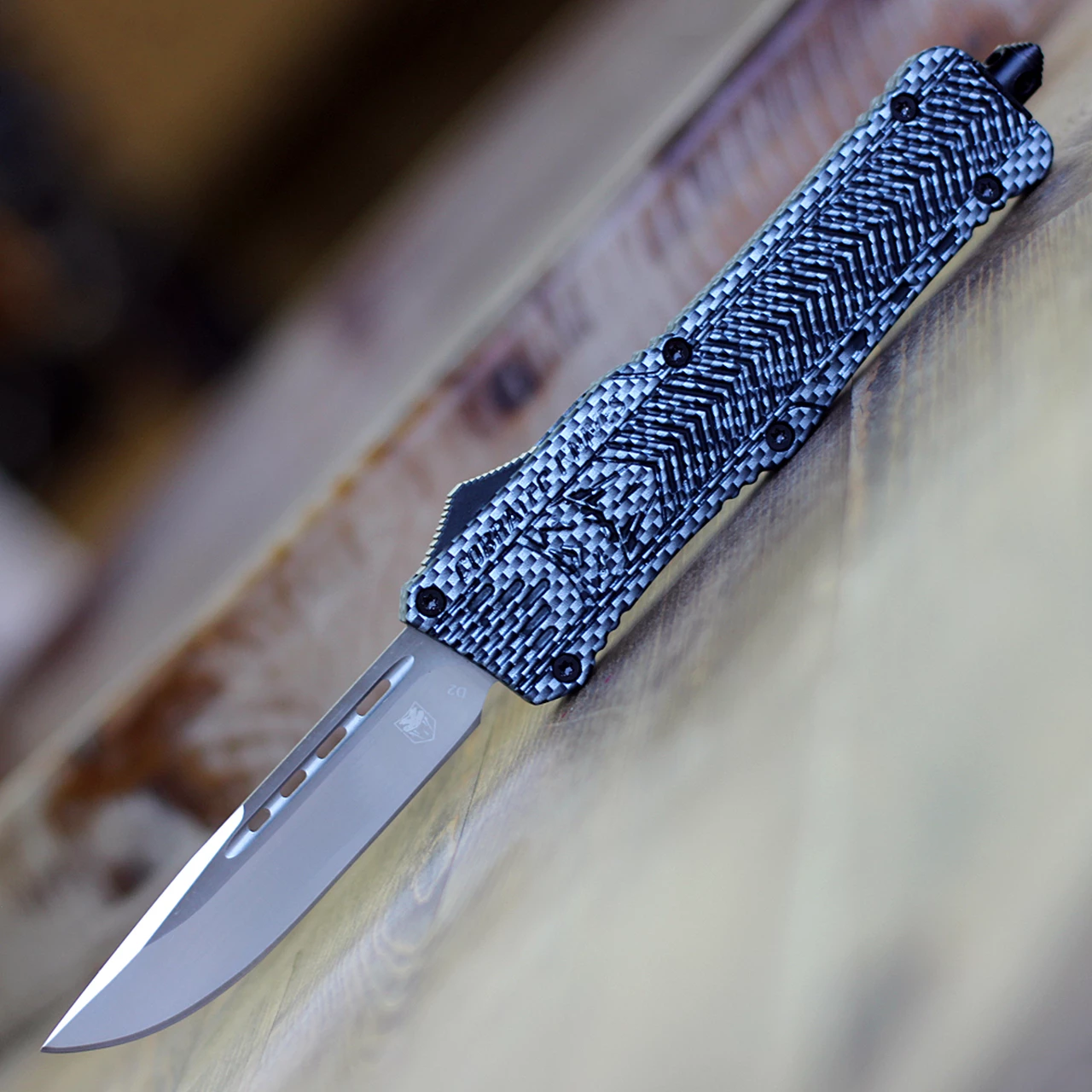 Hot Sale 👏 CobraTec Knives LCFCTK-1LDNS Large CTK-1 Carbon Fiber Wrap, 3.75" D2 Steel Drop Point Plain Blade, Aluminum Handle 🔥 1 Hot Sale 👏 CobraTec Knives LCFCTK-1LDNS Large CTK-1 Carbon Fiber Wrap, 3.75" D2 Steel Drop Point Plain Blade, Aluminum Handle 🔥