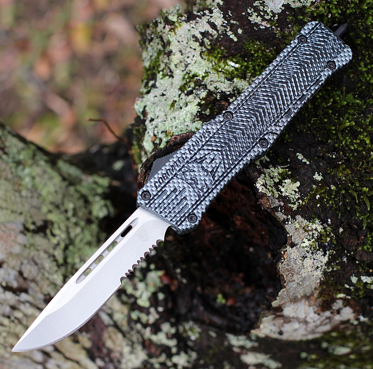 Deals ✔️ CobraTec Knives LCFCTK-1LDS Large CTK-1 Carbon Fiber Wrap, 3.75" D2 Steel Drop Point Serrated Blade, Aluminum Handle ✨ 1 Deals ✔️ CobraTec Knives LCFCTK-1LDS Large CTK-1 Carbon Fiber Wrap, 3.75" D2 Steel Drop Point Serrated Blade, Aluminum Handle ✨